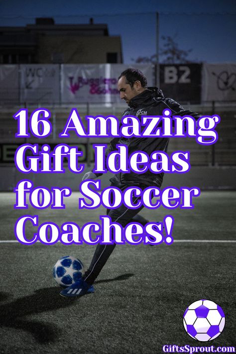 Score big with 16 amazing gift ideas for soccer coaches. Show your appreciation for their dedication and hard work with everything from personalized gear to coaching essentials. #SoccerCoachGifts #TeamAppreciation #ThankYouCoach Soccer Coach Gift Ideas, Coach Gift Ideas, Coach Appreciation, Coach Appreciation Gifts, Soccer Coach Gifts, Soccer Coach, Amazing Gift Ideas, Soccer Gifts, Soccer Coaching