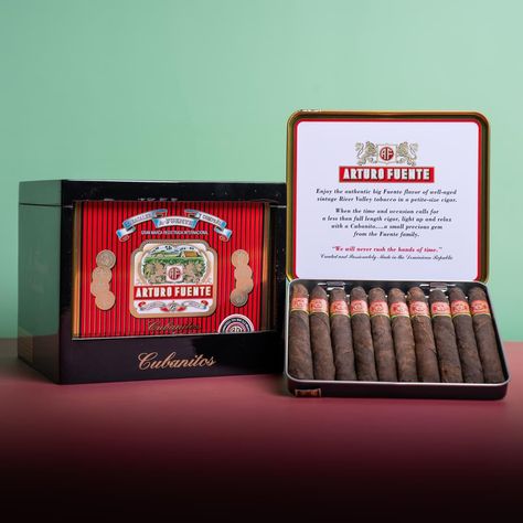 Happy Fuente Fri-Yay! We're excited to get the weekend underway, watch some football and hang with friends. Check today's email for an awesome deal on the Fuente Cubanitos and be on the lookout for the special drop in the afternoon. Arturo Fuente Cigars, Premium Cigars, Hanging With Friends, Cigars, Family Traditions