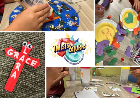 Crafts For Twists And Turns Vbs, Twist & Turns Vbs Crafts, Vbs Themes Ideas Vacation Bible School, Vbs Twists And Turns Crafts, Vbs 2023 Twists And Turns Craft Ideas, Twist And Turns Vbs 2023 Crafts, Vbs Twists And Turns, Twist And Turns Vbs 2023, Twist And Turns Vbs