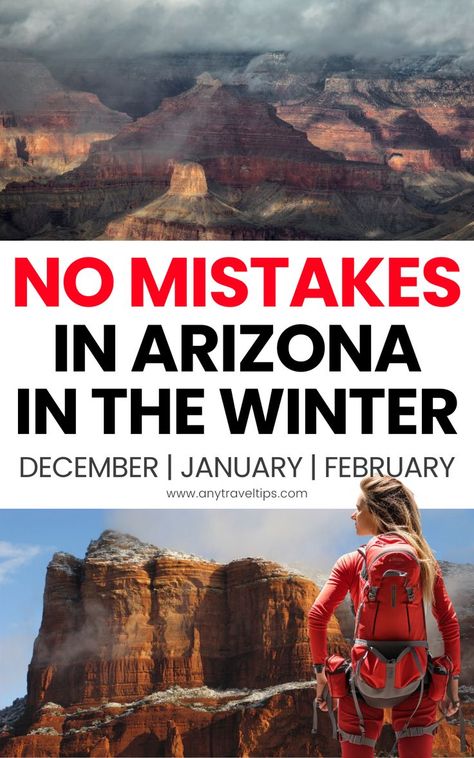 Don't venture into Arizona's winter months of December, January, and February unprepared. We cover everything from weather and outfits, to what to pack, what to wear, and the best hiking spots. Plus, specialized tips for must-see locations like the Grand Canyon, Antelope Canyon, Sedona, Phoenix, and Flagstaff. Don't let avoidable mistakes ruin your trip. Antelope Canyon Winter, Packing For Phoenix Arizona, Arizona January Outfits, What To Wear In Sedona In February, Packing For Arizona Spring, Arizona Packing List Winter, Grand Canyon Winter Outfit, Arizona In January Outfits, Scottsdale Winter Outfit