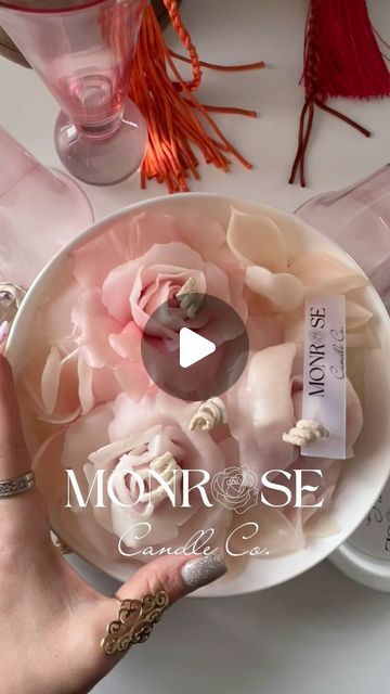 MONROSE CANDLE CO ®️/ Luxury Flower Candle | Our rose flower shaped candle bowl

🌹

#flowercandlebowl #flowerphotography #flower lovers #flowerphotography #flowerlove #flowershop... | Instagram Flowers Inside Candle Holder, Incense Flowers Candles, Candles With Crystals And Flowers, Flower Shaped Candle, Crystal Flower Candle, Bowl Candle, Luxury Flowers, Flower Candle, Candle Shapes