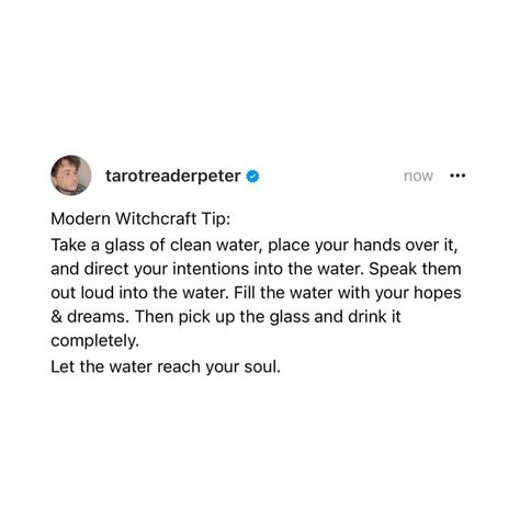 Do this & watch your life change day by day. Change Day, Life Change, Hopes And Dreams, Day By Day, A Witch, Clean Water, Out Loud, Life Changes, Witch