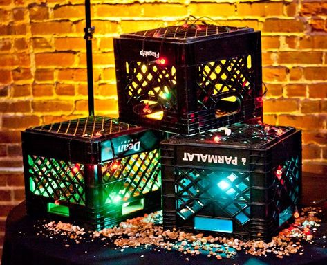 Crate Party Lights Underground Party Decoration, 90s Dancehall Party, 80s Hip Hop Party, 30th Ideas, Hip Hop Birthday Party, 90s Party Ideas, Graffiti Party, Decades Party, Bar Mitzvah Themes