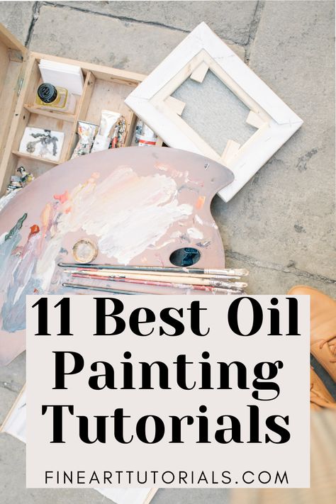 Free Oil Painting Lessons, Beginner Oil Painting Ideas Landscapes, Oil Painting Tutorials Step By Step, Oil Painting Exercises, How To Oil Paint For Beginners, Oil Art Painting Ideas, Oil Painting Tutorial Step By Step, Oil Painting Ideas Inspiration, Paint Coach