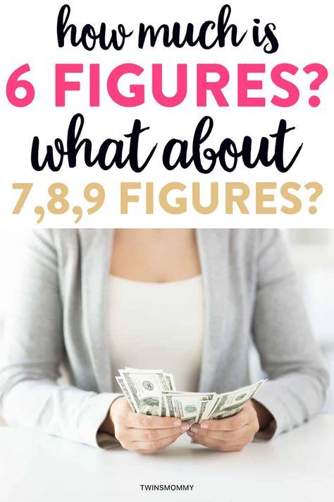 Ever wondered how much is 6 figures? What is a six figure salary or how much is 5 figures, 7 figures or 9 figures? 7 Figures, Six Figure Salary, How To Make 6 Figures, 6 Figures, Blog Strategy, Blogging Inspiration, Budget Planning, Blog Planner, Content Marketing Strategy