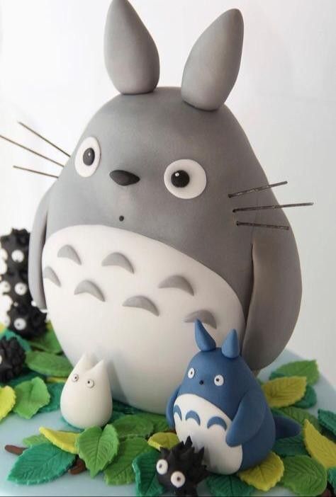 Studio Ghibli Clay, Clay Totoro, Totoro Cake, Totoro Diy, Studio Ghibli Crafts, Totoro Party, Fimo Kawaii, Diy Quilling Crafts, Diy Air Dry Clay