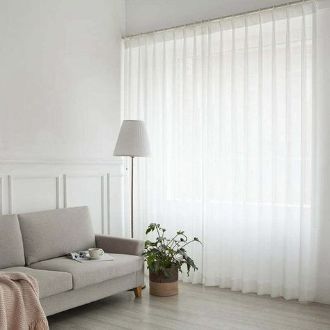 Awesome! Amazing! Our latest arrival. White Tulle Curtains for Living Room Decoration Modern Chiffon Solid Sheer Voile Kitchen Curtain at $36.74. Modern Kitchen Curtains, Sliding Door Curtains, Curtain White, Living Room Decor Curtains, Tulle Curtains, Net Curtains, Curtains For Living Room, Kitchen Curtain, White Curtains