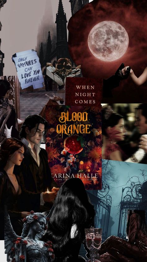 #bloodorange #bookaesthetic #vampire #vampirecore #darkaesthetic Dark Academia Vampire, Vampire Romance Books, Vampire Romance, Vampire Romances, Orange Book, Vampire Books, Dark Romance Books, Blood Orange, Love You Forever