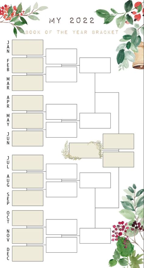 One Book A Month Challenge, Reading Journal Book Of The Month, Book Club Tracker, 23 Books To Read In 2023, Book Bracket Template 2023, Books Template Instagram, Book Journal Challenge, Book This Or That, 2023 Book Challenge