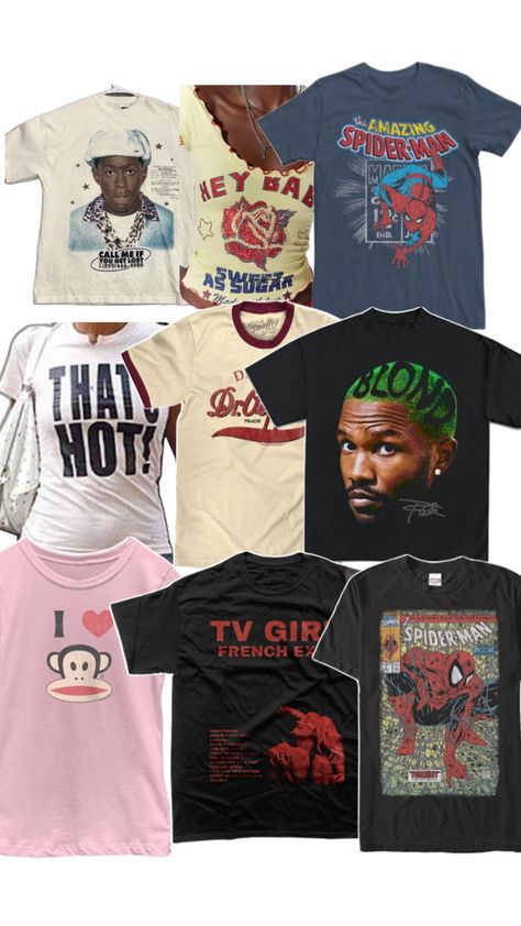 Cheap Faded Graphic Tee Tops, Cheap Grunge T-shirt With Graphic Print, Y2k Fitted Graphic T-shirt, Cheap Faded Graphic Tee T-shirt, Tyler The Creator Graphic Tee, Peace And Love, Must Haves, Graphic Tees, Cute Outfits