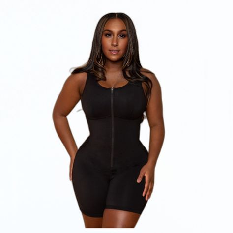 Compressive Full Coverage Shapewear Bodysuit, Stretch Full Coverage Shapewear Corset, Black Elastane Shapewear Bodysuit, Black Full Coverage Compression Shapewear, Black Seamless Full Coverage Shapewear, Handle Workout, Cheap Bridesmaid Dresses Online, Weight Tips, Love Handle Workout