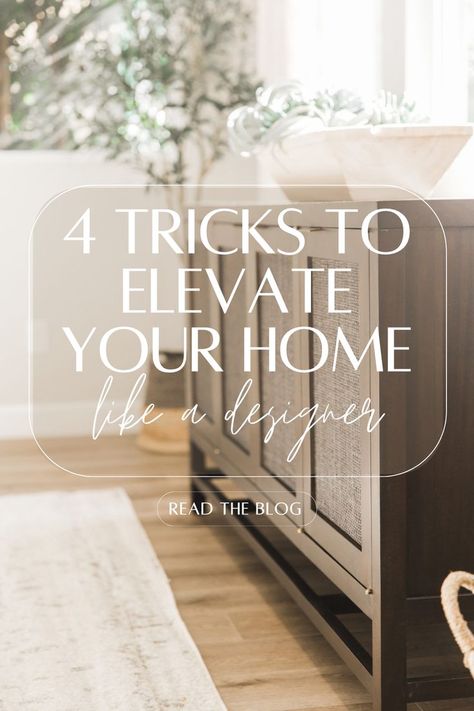 Are you looking to elevate your home decor? Whether you're starting a new project or just looking to refresh your space, there are a few key tricks that can make all the difference. As an experienced designer, I always keep these tips in mind to ensure that my projects feel elevated and refined. And now, I'm excited to share these tricks with you! Click the link to read more and get inspired. Style A Windowsill, The Hilary Style Home, The Inspired Room, How To Elevate Your Home, Current Furniture Trends, Transitional Home Interiors, Ways To Elevate Your Home, Hug Machine, Valentine Tablescape