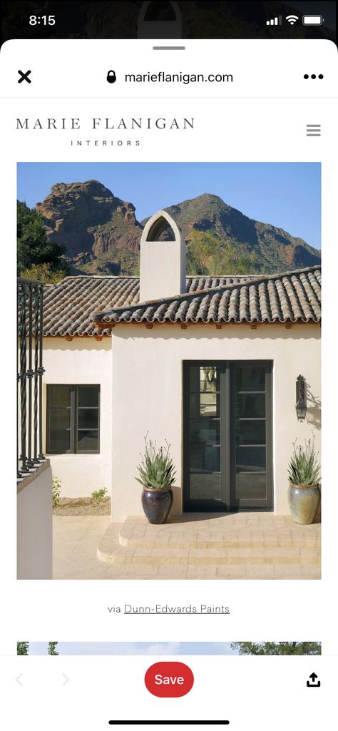 Spanish Style Doors, Style Hacienda, Modern Spanish Style, Mediterranean Exterior, Spanish Bungalow, Spanish Modern, Stucco Homes, Pintura Exterior, Stucco Exterior