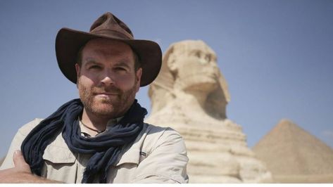 Josh Gates is a person with a thrilling life and has gems full of life stories to share. Fans expect either a funny story or a mysterious story behind his illness; indeed, his condition is simultaneously mysterious and funny. We are relieved to know he isn’t severely facing any life-threatening disease. Egyptian Sarcophagus, Josh Gates, Expedition Unknown, Egyptian Mummies, Places In America, Scary Places, Exotic Places, Travel Channel, On Live