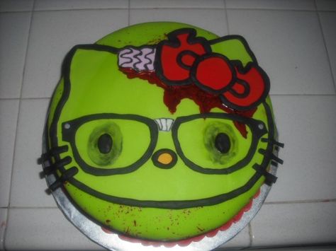 Hello Kitty Zombie, Living Dead Girl, Zombie Cake, So Hungry, Kitty Cake, Yellow Rice, Hello Kitty Cake, Zombie, Good Morning