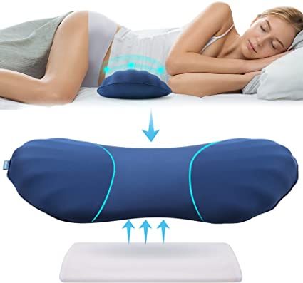 Lumbar Support Pillow for Sleeping Bed And Chair, Pillow For Bed, Neck Stretcher, Lumbar Support Pillow, Back Support Pillow, Cervical Traction, Lower Back Muscles, Lower Back Pain Relief, Neck Pain Relief