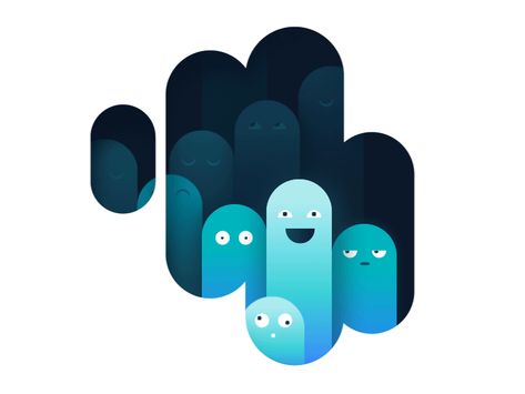 Emotion by Outcrowd Flat Motion Graphics, Gif Animation Ideas, Cute Animation Gif, Stylized Animation, Gif Design, Flat Graphic Design, Gif Ideas, Motion Ideas, Gif Illustration