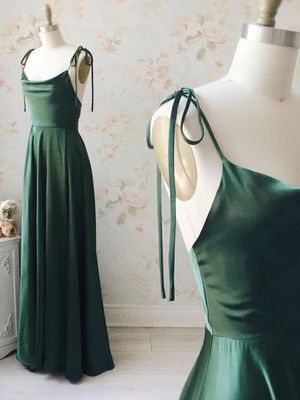 Green Satin Prom Dress, Prom Dresses Green, Satin Long Prom Dress, Green Corset, Custom Bridesmaid Dress, Corset Dress Prom, Green Dresses, Green Bridesmaid, Bridesmaid Dress Sizes