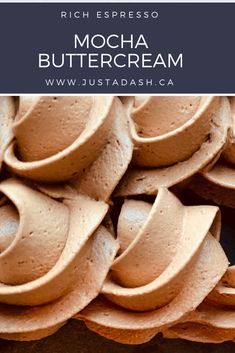 Espresso Frosting, Mocha Buttercream, Mocha Frosting, Pastry Cream Recipe, Frosting Cake, Mocha Cake, Frosting Recipes Easy, Cake Frosting Recipe, Chocolate Espresso