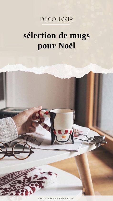 Mug Noel, Slow Lifestyle, Cadeau Diy, Christmas Time, The Selection, Mug, France, Lifestyle, Tableware