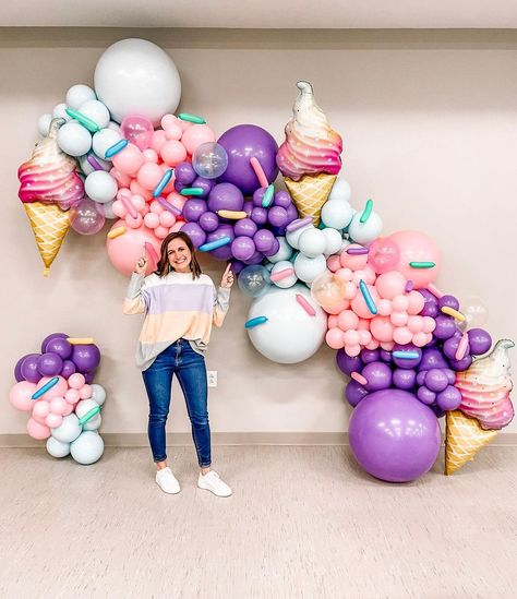 Ice Cream Party Balloon Garland, Candyland Balloon Garland, Candyland Balloon Arch, Ice Cream Balloon Garland, Donut Balloon Garland, Ice Cream Balloon Arch, Candy Balloon Garland, Cream Balloon Garland, Sweetheart Dance