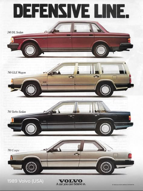 Volvo Sedan, Volvo Ad, Types Of Cars, Volvo Wagon, Volvo 740, Volvo 240, Volvo Cars, Import Cars, Magazine Ad