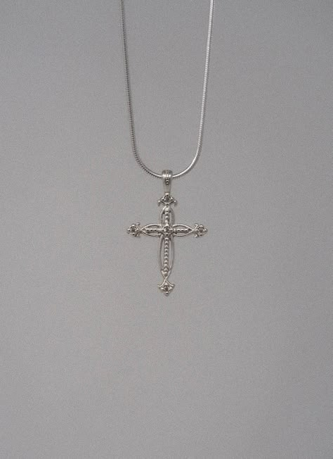 Sterling Silver Artifact Cross Limited Quantity Available 925 Sterling Silver 18" Chain and Pendant   *Different chain length may be available upon request Cheap Sterling Silver Cross Charm Necklaces, Cheap Metal Chain Necklace With Cross Pendant, Silver Cross Necklace Womens, Cheap Silver Cross Charm Necklaces, Thirteen Movie Cross Necklace, Cheap Silver Cross Pendant Charm Necklace, Grey Cross Necklace, Cross Jewelry Necklace Silver, Silver Cross Necklace Aesthetic