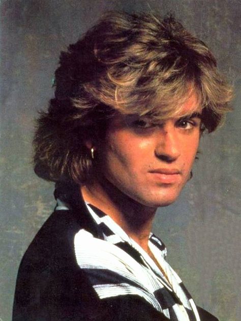 George Michael at Band Aid, 1984 Band Aid 1984, George Michael 80s, George Michel, Astro Pop, Andrew Ridgeley, George Michael Wham, Michael Love, George Michael, Gorgeous Hair