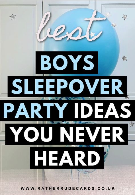 DIY creative boys sleepover party ideas for boys Boys Slumber Party Games, Nephew Sleepover Ideas, Boys Slumber Party Ideas Sleepover, Kids Sleepover Ideas Boys, Boys Birthday Sleepover Ideas, 10 Boy Birthday Party Ideas, Kid Sleepover Ideas Activities, Boy Slumber Party Ideas, 10 Yr Birthday Party Ideas Boy