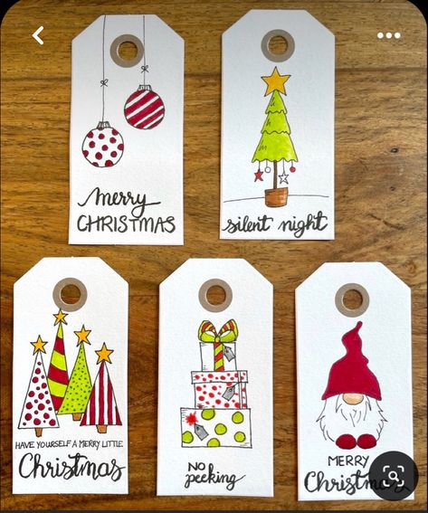 Watercolour Xmas Gift Tags, Christmas Tag Watercolor, Watercolour Xmas Card Ideas, Watercolor Gift Tags Diy, Gift Tags Diy Handmade, Watercolor Christmas Tags, Christmas Tags Handmade, Watercolor Christmas Cards Diy, Diy Christmas Tags