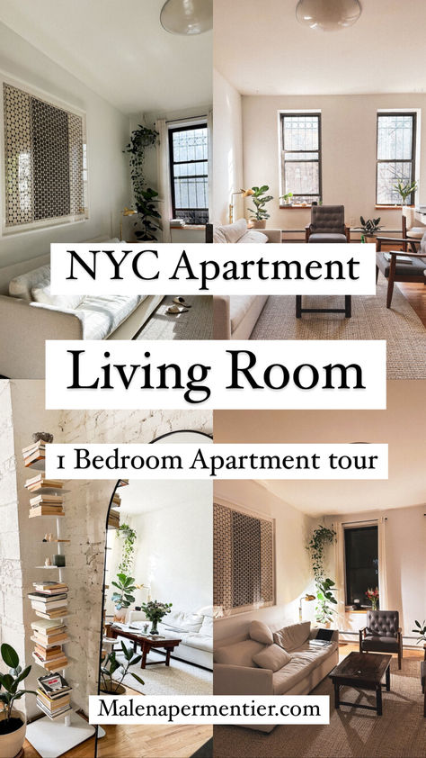 nyc apartment living room - 1 bedroom apartment New York Apartment Decor Aesthetic, Small New York Apartment Aesthetic Cozy, Super Tiny Apartment, Small Living Room Ideas Indian, Small New York Apartment Aesthetic, Small Living Room Ideas Layout, Fireplace Small Living Room, Nyc Apartment Living Room, Small Living Room Ideas Apartment Cozy