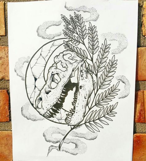 simple design tattoo crystal wood nature leaf tree plant dinosaur t Rex t-rex skull animal T Rex Skull Tattoo Design, Simple T Rex Drawing, T Rex Skull Drawing, Dinosaur Sleeve Tattoo, Jurassic Tattoo, T Rex Skull Tattoo, Jurrasic Park Tattoo, Dinosaur Skull Drawing, Dinosaur Tattoo Design