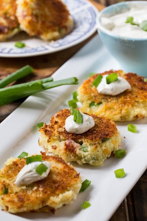 Mashed Potato Croquettes Ham Croquettes Recipe, Mashed Potato Croquettes, Potato Croquette, Ham Croquettes, Spicy Ketchup, Croquettes Recipe, Potato Croquettes, Crowd Pleasing Appetizers, With Mashed Potatoes