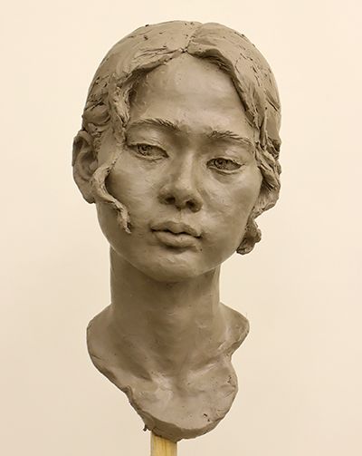 Face Clay Sculpture, Sculpture Portrait, Face Sculpture, Human Sculpture, Greek Statues, Architecture Concept Drawings, Shiga, Portrait Sculpture, Ap Art