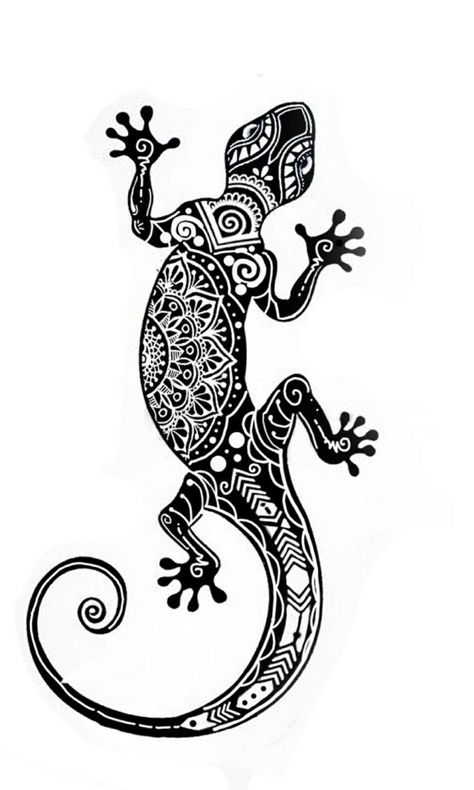 Geko Lizard Art, Gecko Art Design, Iguana Tattoo Design, Gekko Tattoo, Tattoo Leg Woman, Lizard Tattoo Design, Gecko Painting, Iguana Tattoo, 108 Tattoo