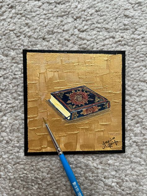 Ramadan Painting Ideas, Quran Painting, Quran Book, Calligraphy Art Print, Pictures Of Nature, Cool Pictures Of Nature, Calligraphy Art, Miniature Painting, Art Wall Art