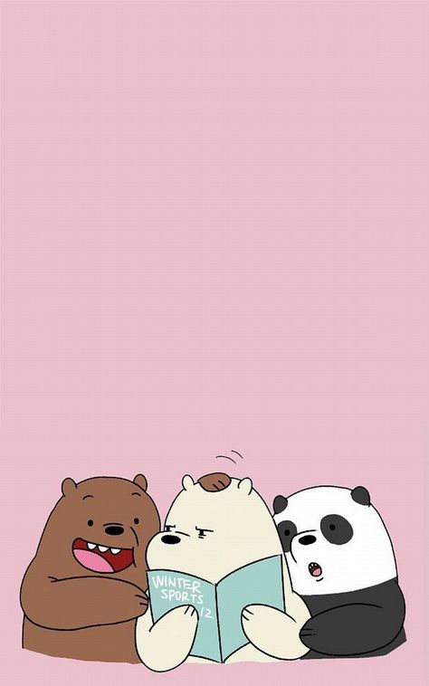 We Bare Bears Wallpaper, Beruang Grizzly, Cartoon Bears, Rose Gold Wallpaper Iphone, Bears Wallpaper, Ice Bear We Bare Bears, Gold Wallpaper Iphone, We Bare Bears Wallpapers, Gameboy Color