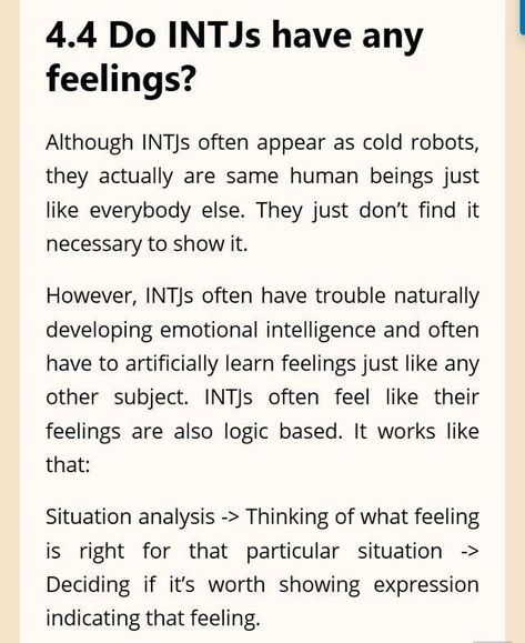 Intj Feelings, Intj Things, Intj Humor, Psychological Tips, Feel Deeply, Intj T, Intj And Infj, Personality Psychology, Intj Intp