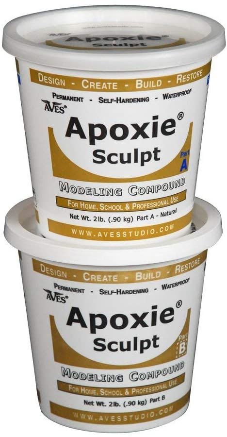 Amazon.com: Apoxie Sculpt Modeling Clay - 2 Part Modeling Compound (A & B) - 4 Pound, White Apoxie Sculpt, Health Facts Food, How To Make Clay, Gourd Art, Fimo Clay, Sculpting Clay, Creative Skills, Paper Clay, Health Facts