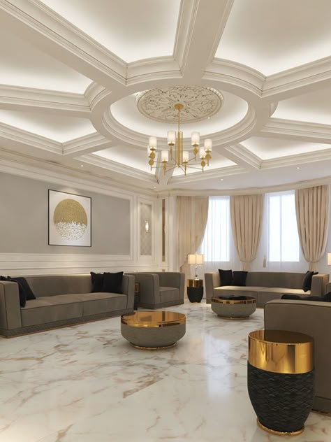 Luxury Ceiling Design, Pop Ceiling Design, House Ceiling Design, Ceiling Design Living Room, Interior Fit Out, Ceiling Design Modern, Bedroom False Ceiling Design, Room Deco, False Ceiling Design