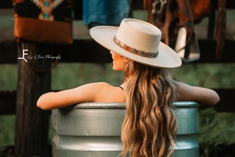 Ashlyn | Beth Dutton Photo Shoot | Taylorsville NC - Laze L Farm Photography Beth Dutton Photoshoot Ideas, Beth Dutton Photoshoot, Divorce Photos, Beth Dutton Style, Husband Photos, Western Shoot, Bathtub Photoshoot, Western Photo Shoots, Cowgirl Photography