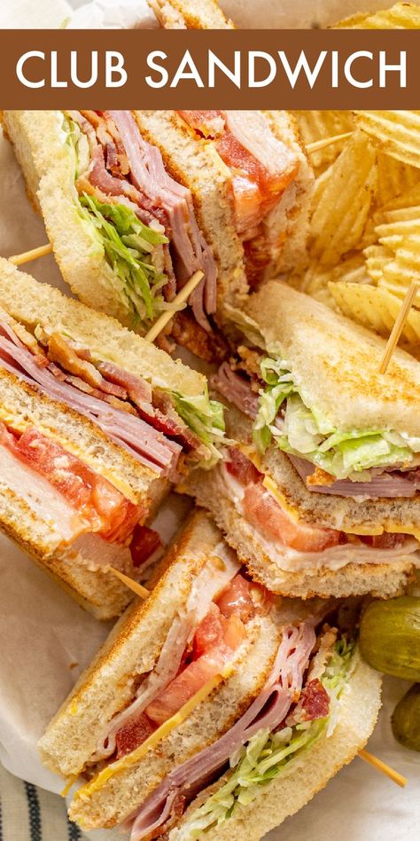 The perfect recipe idea for a picnic this summer! No Sandwich Lunch Ideas For Adults, Cold Lunch Ideas For Men, Cold Lunch Ideas For Adults, Fun Sandwiches, Lunch Sandwich Recipes, Club Sandwiches, Beach Recipes, Club Sandwich Recipes, Sandwhich Recipes