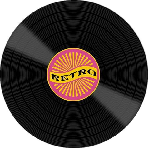 Retro Stickers 80s, 80s Objects, Vinyl Icon, 80s Vinyl, Record Sticker, Retro Objects, Record Art, Music Stickers, Iphone Wallpaper App