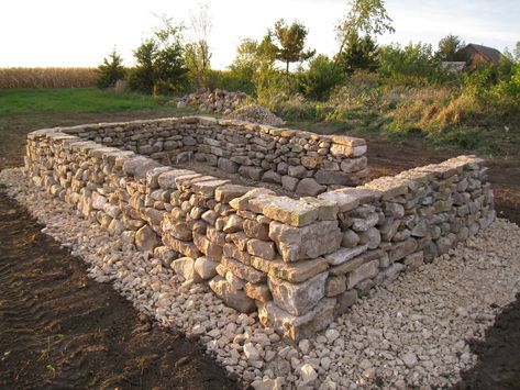 Stone Foundation House, Foundation House, Stone Foundation, In The Forest, Chicken Coop, Coop, The Forest, Foundation, Forest