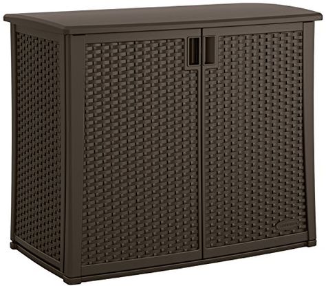 Suncast Elements Outdoor 40-Inch Wide Cabinet - 95.61 Shipped! Best Price! Patio Cabinet, Wide Cabinet, Deck Storage, Outdoor Cabinet, Resin Storage, Outdoor Storage Cabinet, Patio Storage, Deck Box Storage, Wicker Decor