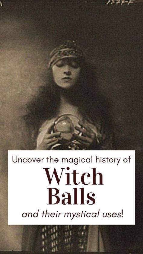 Uncover the magical history of witch balls and their mystical uses! 🌟🔮 Learn how these captivating glass spheres have been used for protection and enchantment through the ages. Perfect for both beginners and seasoned witches, our guide dives into the lore, crafting, and practical applications of these fascinating artifacts. Discover the charm of witch balls - Click to delve deeper! #WitchBalls #WiccanCraft #MagicalHistory Crystal Balls, Witch Ball Display, Witch Ball Ingredients, Witch's Ball Diy, Witches Ball, Witch Ball, History Of Witches, Witch Balls Protection Diy, Crystal Ball Witch