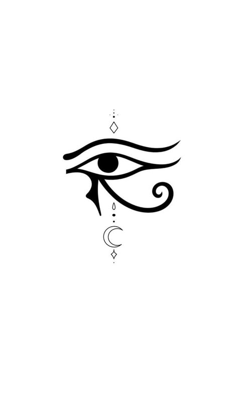 Egypt Eye Tattoo Design, Egyption Eyes Tattoo, Cleopatra Eye Tattoo, Eyes Of Horus Tattoo, Eye Of Horus Tattoo Design, Horus Eye Tattoo, Ancient Egypt Tattoo, Egyptian Symbol Tattoo, Under Eye Tattoo