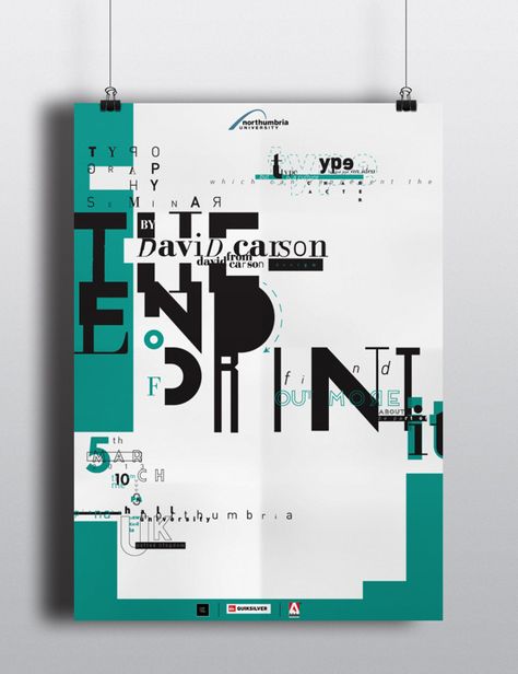 The End Of Print by David Carson Poster on Behance #serif #print #sans #end #poster #type #typography David Carson Work, David Carson Typography, David Carson Design, Mises En Page Design Graphique, Ideas For Design, Poster Sport, Best Posters, David Carson, Deconstructivism