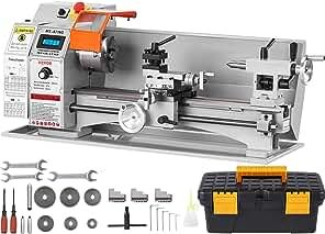 Amazon.ca : Grizzly G0602 Bench Top Metal Lathe, 10 x 22-Inch Benchtop Lathe, Fiat 1, Metal Tool Box, Metal Lathe, Lathe Machine, Window Types, Power Metal, Woodworking Machinery, Socket Wrenches