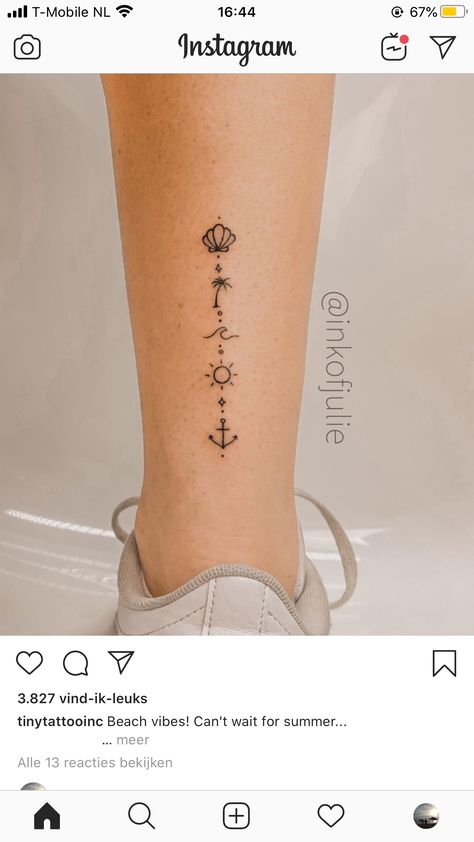 Wrap Around Ankle Tattoos, Ankle Band Tattoo, 22 Tattoo, Shell Tattoos, Turtle Tattoo Designs, Small Girly Tattoos, Anchor Tattoo, Turtle Tattoo, Tattoo Feminina